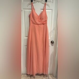 Azazie Coral Maxi Dress